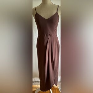 Reinette Mauve Purple Midi Dress